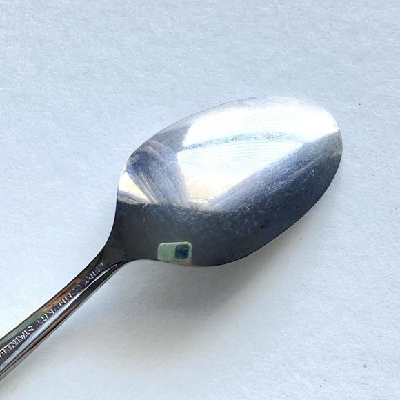 Vintage Oneida Stainless Twin Star Demitasse Spoon General Mills Betty Crocker - Picture 6 of 7